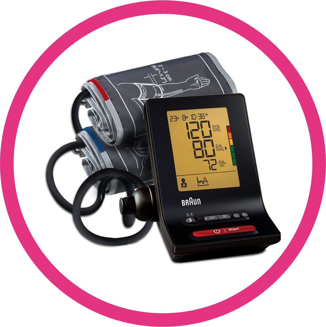 Braun Blood Pressure Monitor Your Doula, Natalie Lutge